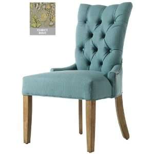    Back Dining Chair   shiny chrm nlhd, Clarice Dove