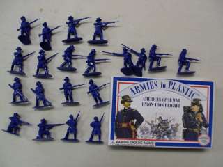 54mm ACW Union Iron Brigade Armies in Plastic 5410  