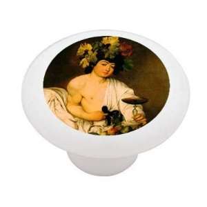  Bacchus by Caravaggio Decorative High Gloss Ceramic Drawer 