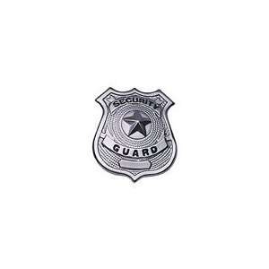 Silver / Nickel Full Size Metal Security GUARD Officer Star Center 