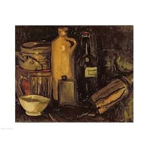 life with pots, bottles and flasks Finest LAMINATED Print Vincent Van 