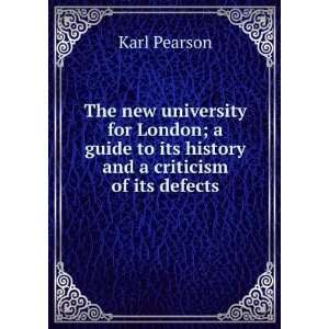  The new university for London; a guide to its history and 