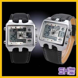OHSEN Mens Boy Nightlights Digital Quartz Sport Wrist Watch 12H/24H 