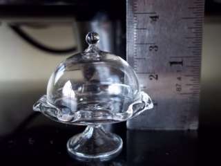 Pcs 30 MM Dollhouse Miniatures Kitchen Supply Glass Cake Stand 