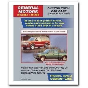  Chilton Total Car Care Software for General Motors Trucks, SUVs 