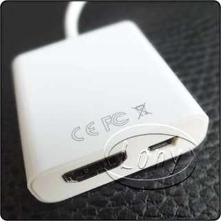   for iPhone 4 iPad 2 Touch 4 to HDMI HDTV w/ USB Charge Port  