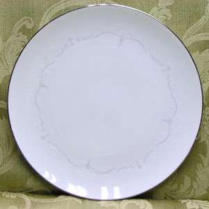 Whitebrook by Noritake 6441 LOT 3 DINNER PLATES white fine china u 
