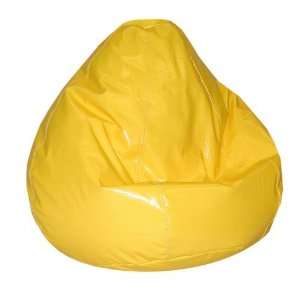  Wetlook Large Beanbag in Yellow by American Furniture 