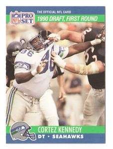 CORTEZ KENNEDY 90 PRO SET #671   1st RD DRFT PICK   EX  