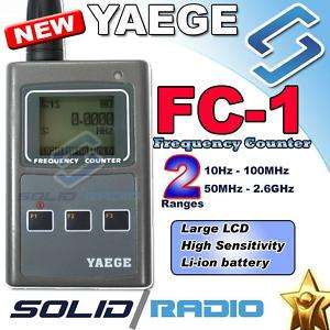 Yaege FC 1 Handheld Frequency Counter 10Hz   2.6GHz  