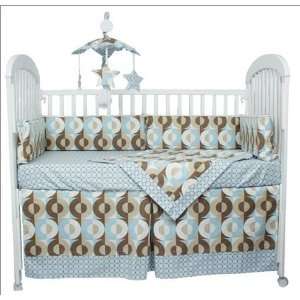  Cocoa Blue Crib Bedding Baby