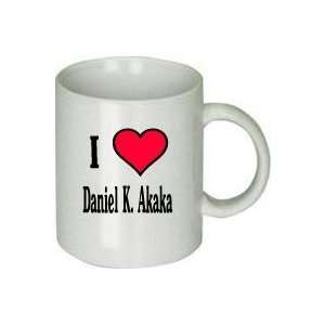  I Love Daniel K. Akaka Mug 