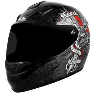   SS1000 Fame & Fortune Black Helmet   Size  Extra Small Automotive