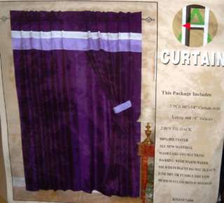 Regatta Purple Lilac & White 8 piece Drape Set  