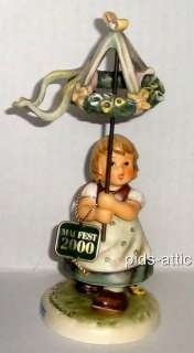 Retired Goebel Hummel 2000 May Dance Millenium Figurine  