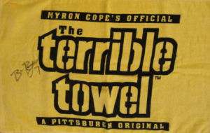 Steelers Ben Roethlisberger Signed Terrible Towel JSA  