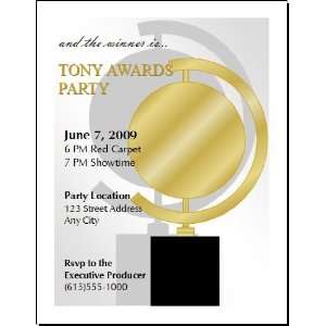 Tony Awards Party Invitation