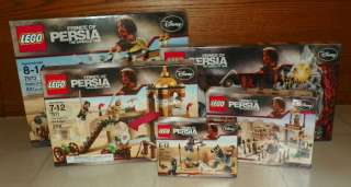 LEGO   PRINCE OF PERSIA   7569, 7570, 7571, 7572, 7573   5 SETS LOT 