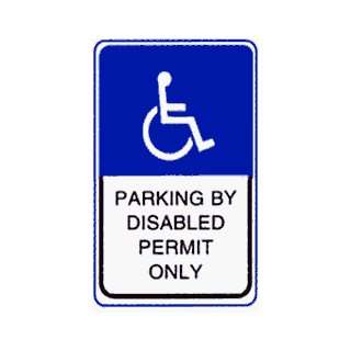   traffic Sign 12x18 S. Florida Handicapped Parking 