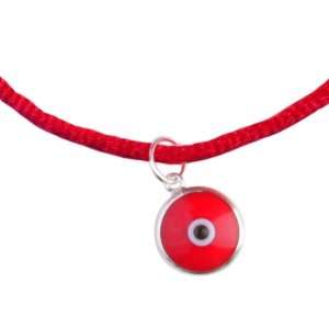  Kabbalah Red String Bracelet with Murano Glass Red Lucky 