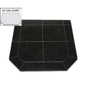   32 Black Onyx Wall Hearth Pad from the Economy Collec