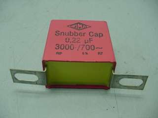 WIMA Snubber Capacitors 0,22uF 3000/700~ 5%  