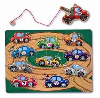 TOW TRUCK MAGNETIC PUZZLE GAME ~ Melissa & and Doug 000772037778 