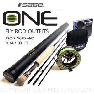 NEW SAGE ONE 796 4 FLY ROD OUTFIT, FREE WW SHIPPING  