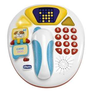   NOBLE  Chicco Hello Pups Talking Phone (English/Spanish) by Chicco