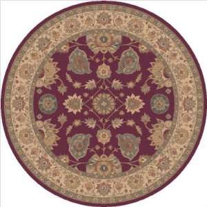  Traditional Luxury 5050 Ruby Round Rug Size Round 53 