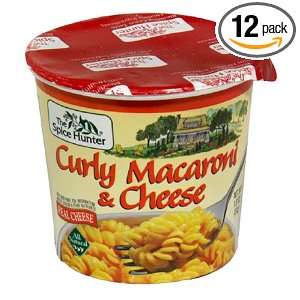 Spice Hunter Curley Maccaroni And Cheese Pasta Cup, 1.8 Ounces (Pack 