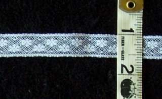 IMPORTED HEIRLOOM LACE FRENCH COTTON 5/8 INSERTION  