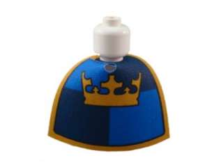 CUSTOM LEGO Printed Gold Crown Knight Minifig Cape  