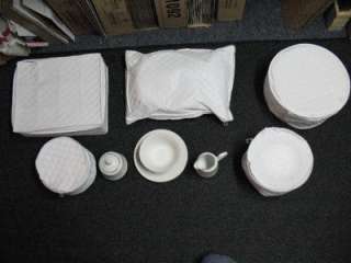 54 Piece China Set Scarsdale Sango 8079 Serving Platter Plate Bowl Tea 