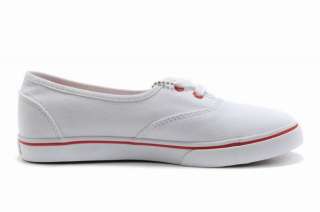 Classical Women/Ladies White Casual Sneakers Canvas Shoes Size #4~#8 