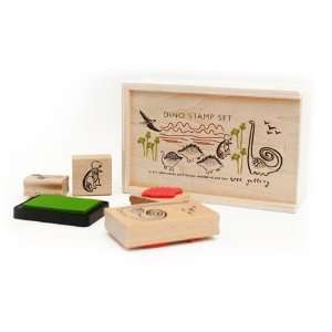  Wee Gallery Rubber Stamp Set, Dino Baby