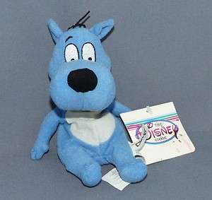 Disney PORK CHOP Blue Dog from Doug 7 Plush Bean Bag  