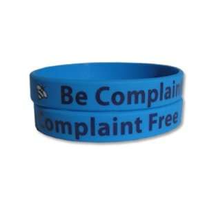  Be Complaint Free Rubber Bracelet Wristband   Adult 8 