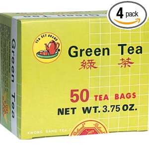 Ks Tea Green Tea Bag, 50 count Tea Bag, 50 Bag Box (Pack of 4)