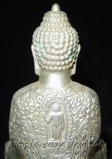 NICE Old Tibet Silver meditate Buddha Statue ~ Amitabha  