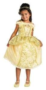   AND THE BEAST BELLE DELUXE CHILD COSTUME Disney Princess Yellow 3T 8T