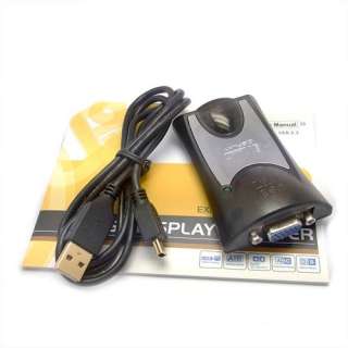 USB2.0 to VGA Video Graphic Adapter Cable1920*1080 Win7  
