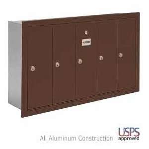   CLUSTER MAILBOX BRONZE FINISH RECESSED MOUNTED USPS