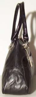   Genuine Italian Real Leather Hand bag Purse Black 967 Made in Italy