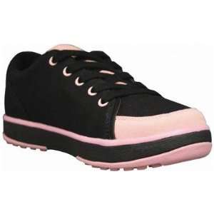  Dawgs WCG Black/Soft Pink Womens Canvas Crossover Golf 