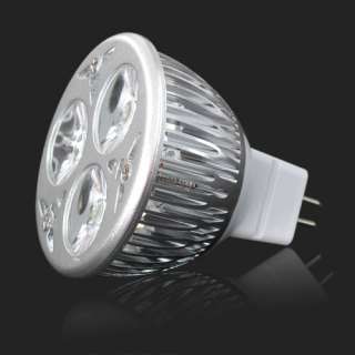 9W Mr16 Plug 3x3W Energy Saving Power Led Light Down Cool White Bulb 
