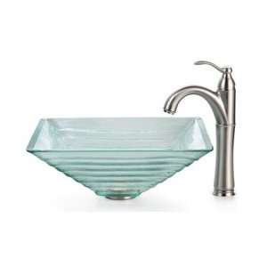   Alexandrite Vessel Style Bathroom Sink   Clear Alexandrite / Satin