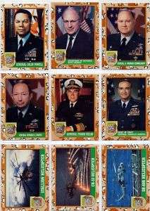 Desert Storm Yellow Topps Trading Cards Loose Choose 8  