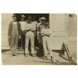  Photo Group of workers in Waxahachie Cotton Mill. Small 
