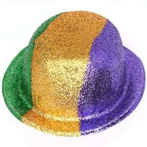  Mardi Gras Glitter Derby Hat 